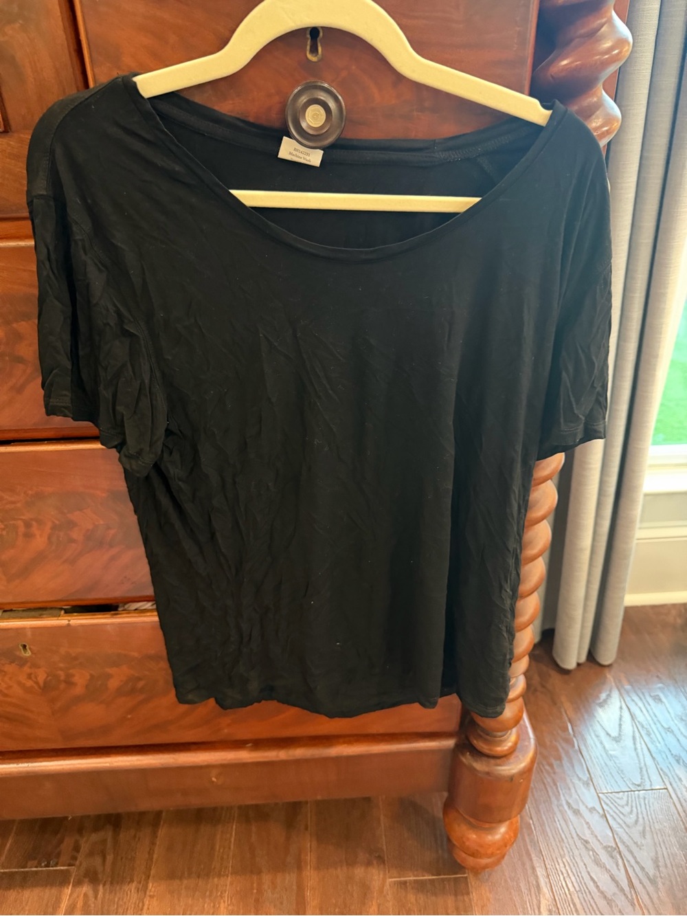 Ripskirt Hawaii Black Scoop Neck Swim Coverup